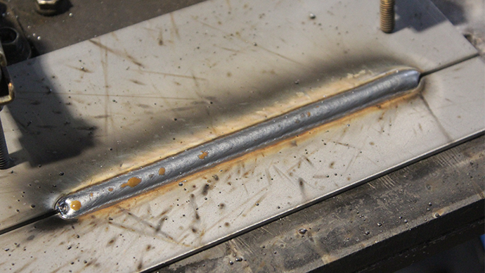 MAG welding of GA steel sheet