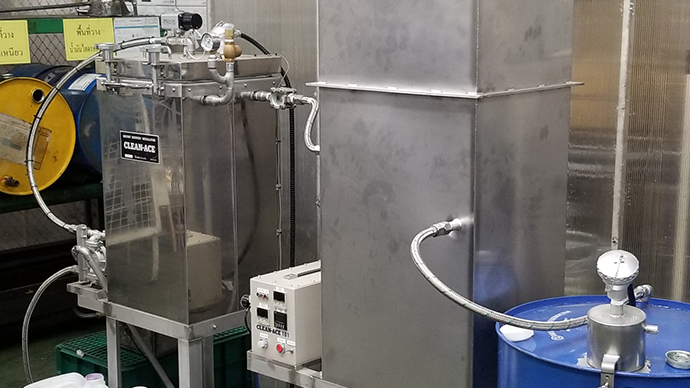 小型連続溶剤再生装置　CA102