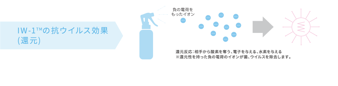 IW-1TMの抗ウイルス効果（還元）