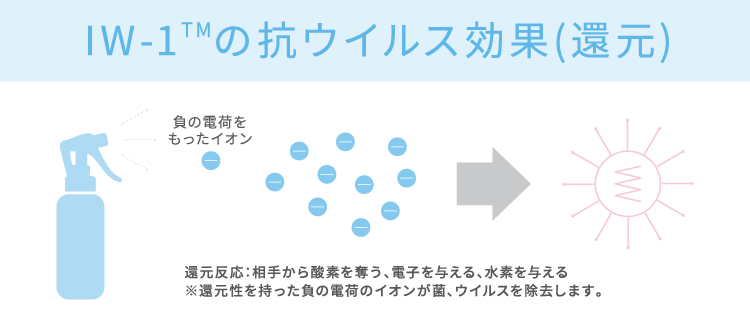 IW-1TMの抗ウイルス効果（還元）